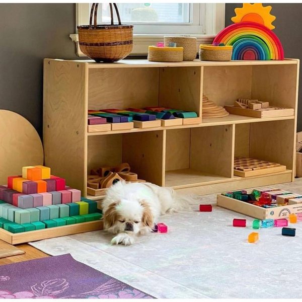 5 Compartmented Montessori Shelf