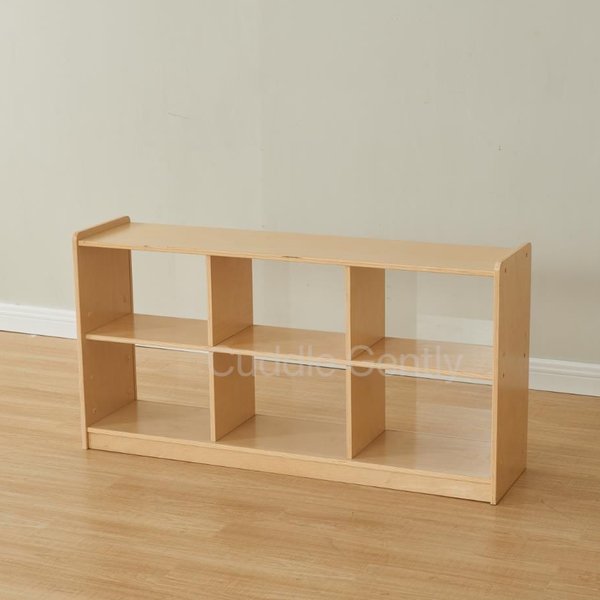6 Compartmented Montessori Shelf 